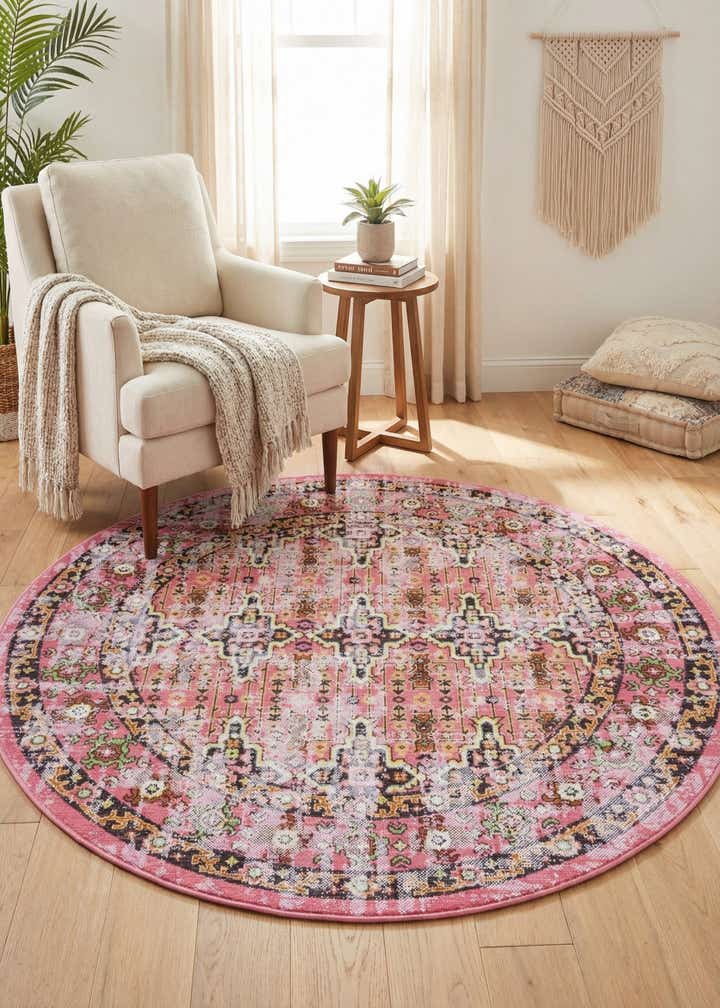5' 3 x 5' 3 Lucerne Round Rug