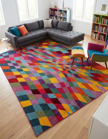 9' x 12' 2 Washable Hyacinth Rug