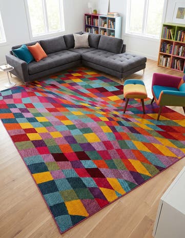 9' x 12' 2 Washable Hyacinth Rug