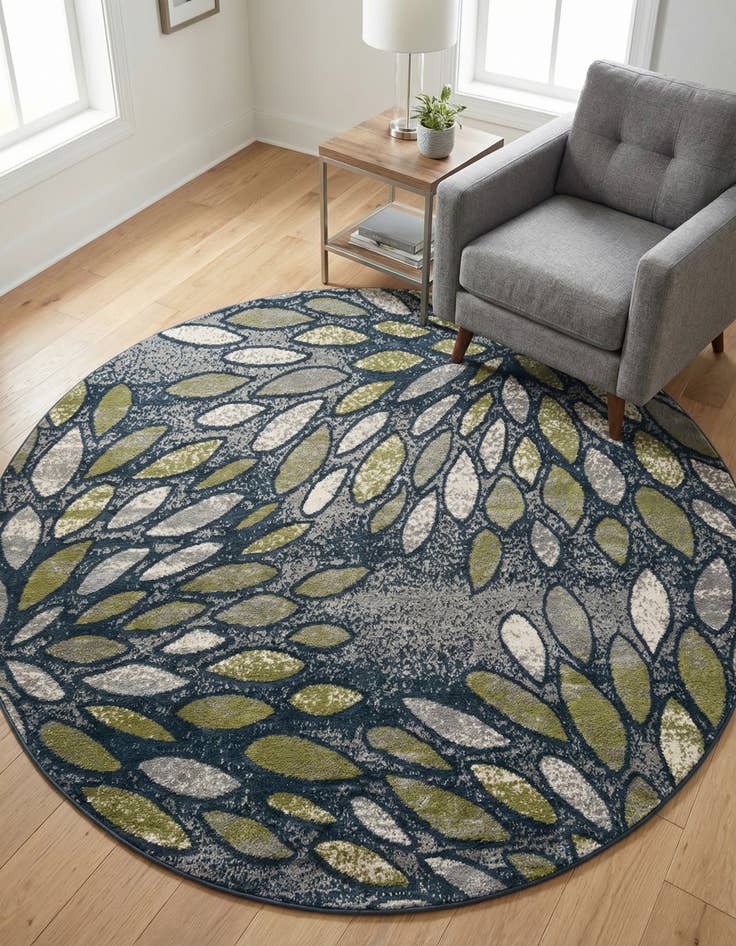 Detail image of 7' x 7' Charleston Round Rug