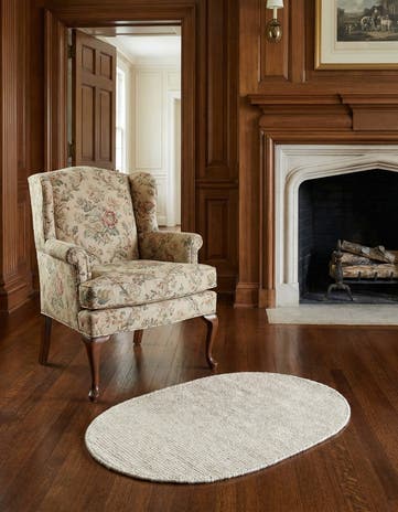 2' x 3' 1 Hand Woven Jill Zarin English Manor Wool Oval Rug