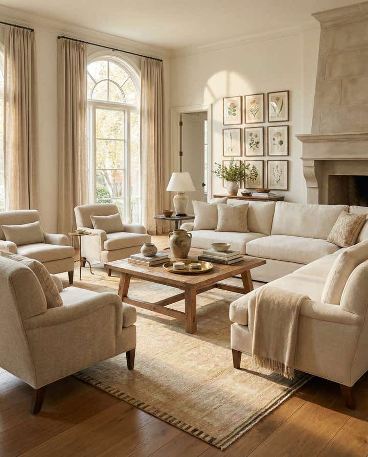 9' 7 x 12' Hand Knotted Oushak Wool Rug