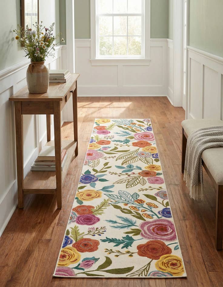 Detail image of 2' x 8' Blossom Runner Rug