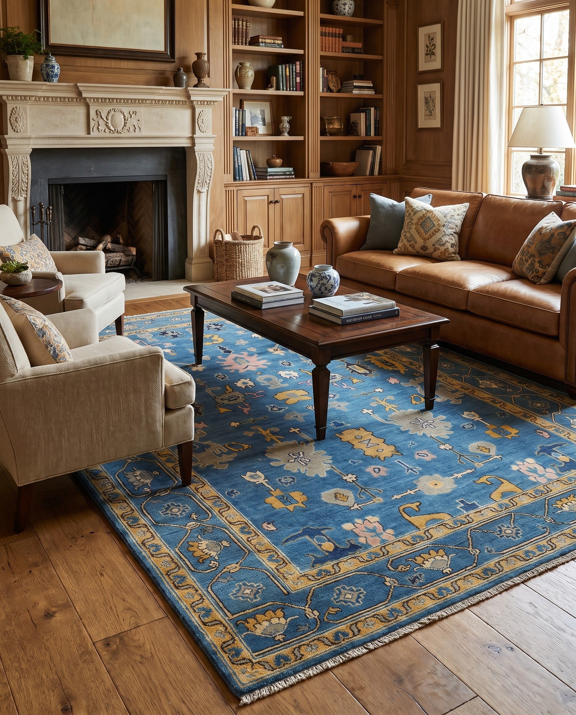 6' 9 x 9' 9 Hand Knotted Kazak Rug