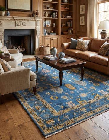 6' 9 x 9' 9 Hand Knotted Kazak Rug