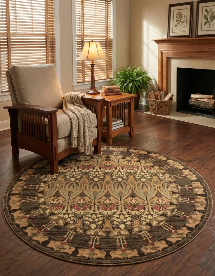 Detail image of 5' x 5' Chelsea Round Rug