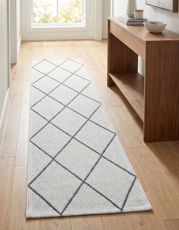Ivory Georgia Runner Rug