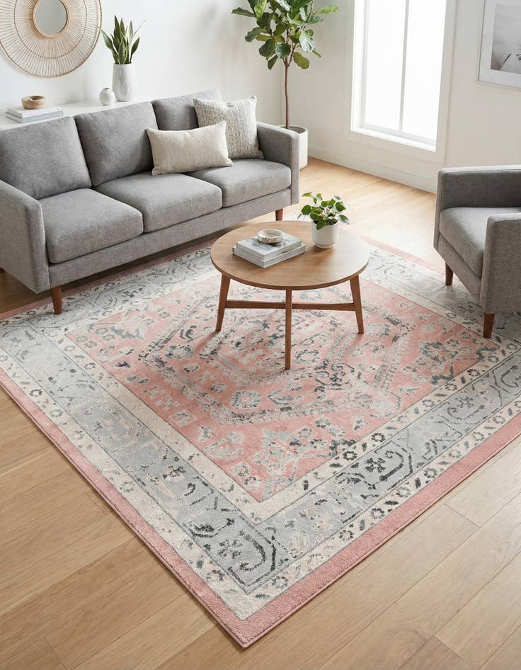 Detail image of 7' 10 x 7' 10 Aurelia Square Rug