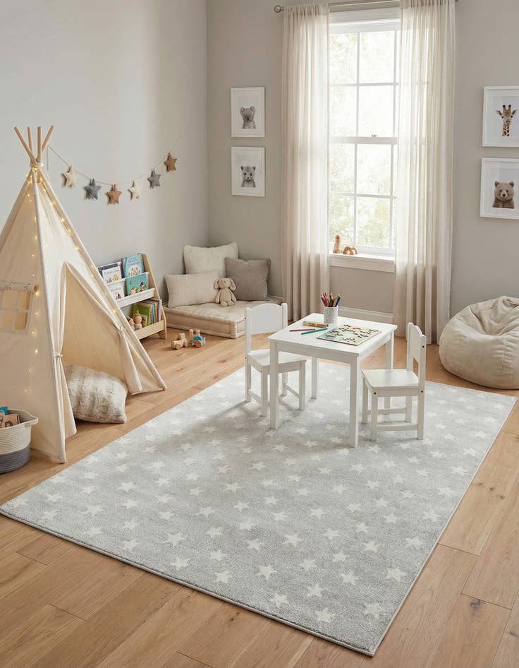 Detail image of 7' 10 x 10' Whimsy Kids Rug