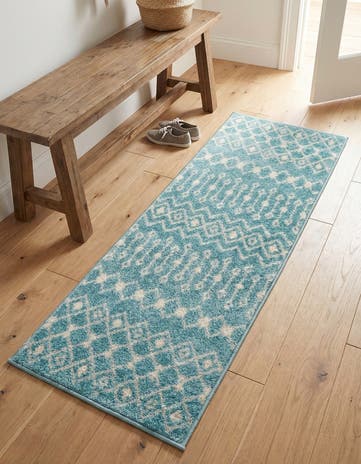 2' x 5' Moroccan Trellis Runner Rug