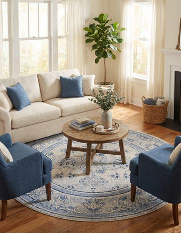 7' 10 x 7' 10 Miranda Round Rug