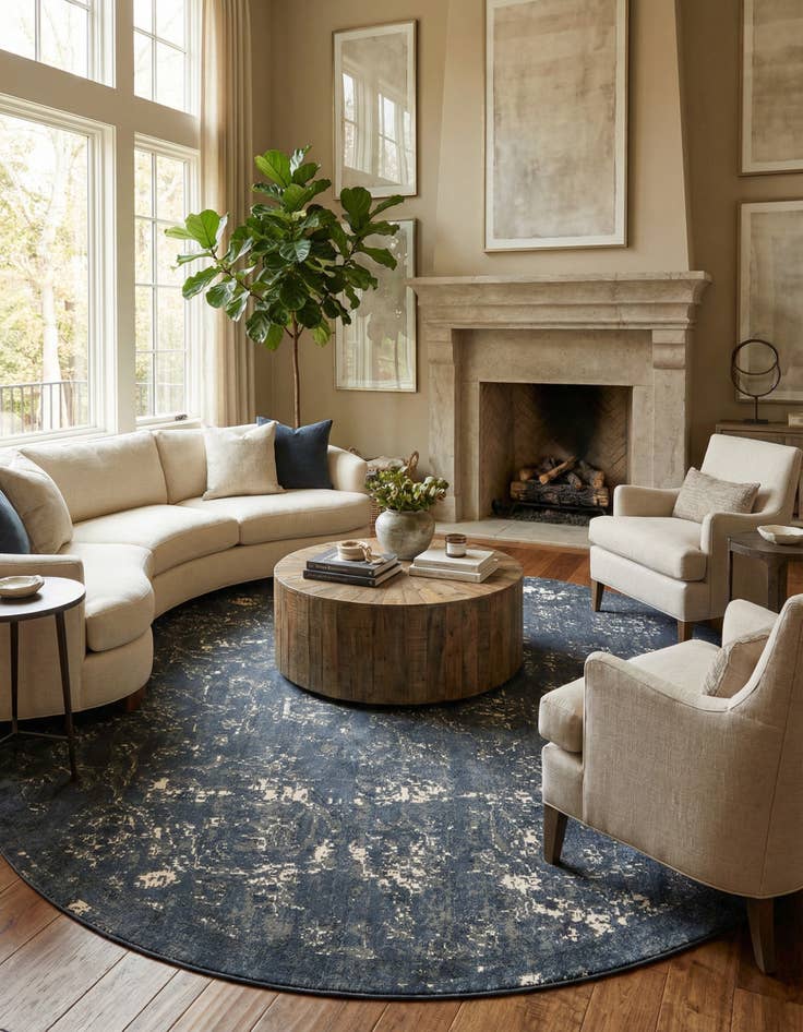 Detail image of 13' x 13' Oregon Round Rug