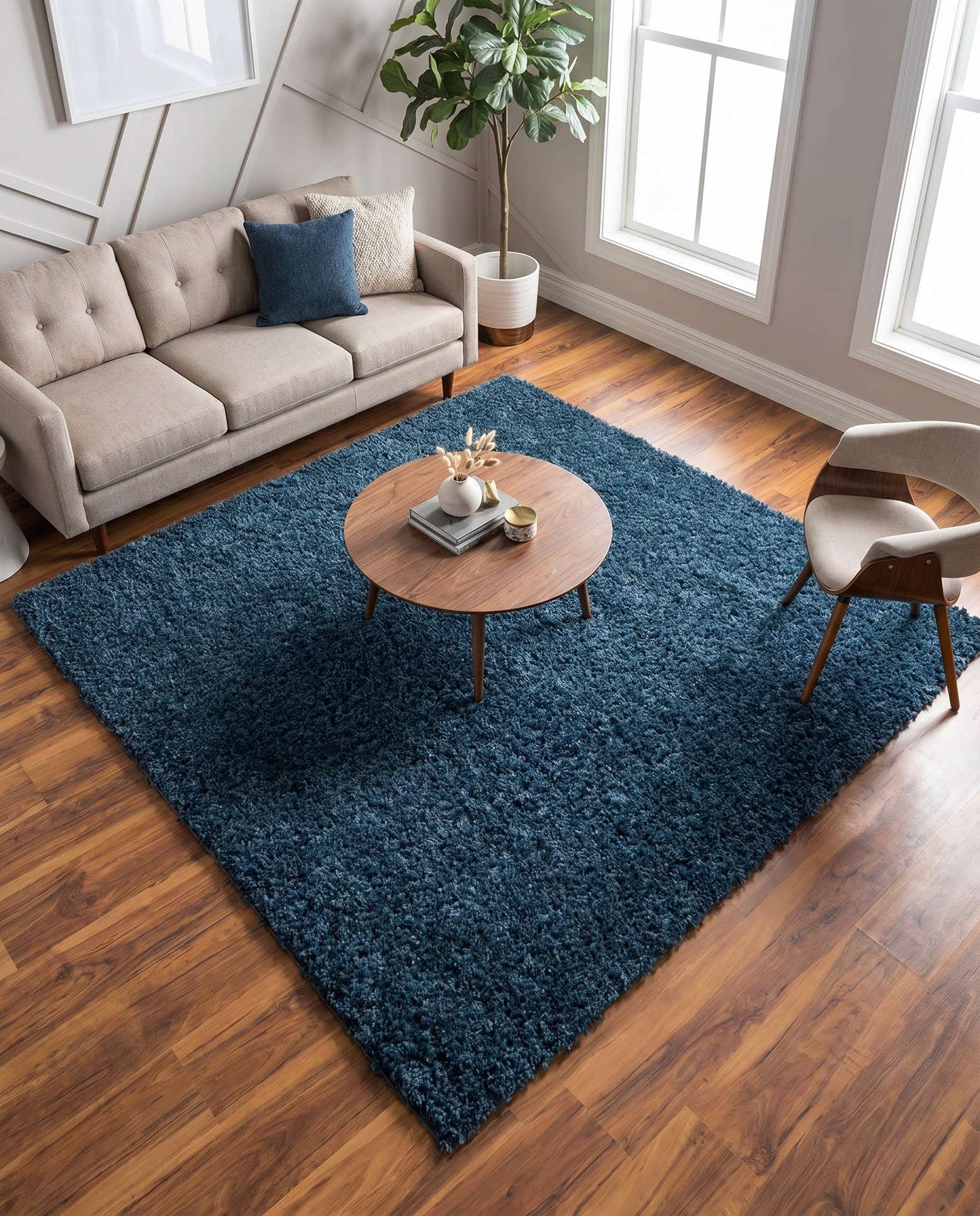 7' x 7' Zermatt Shag Square Rug