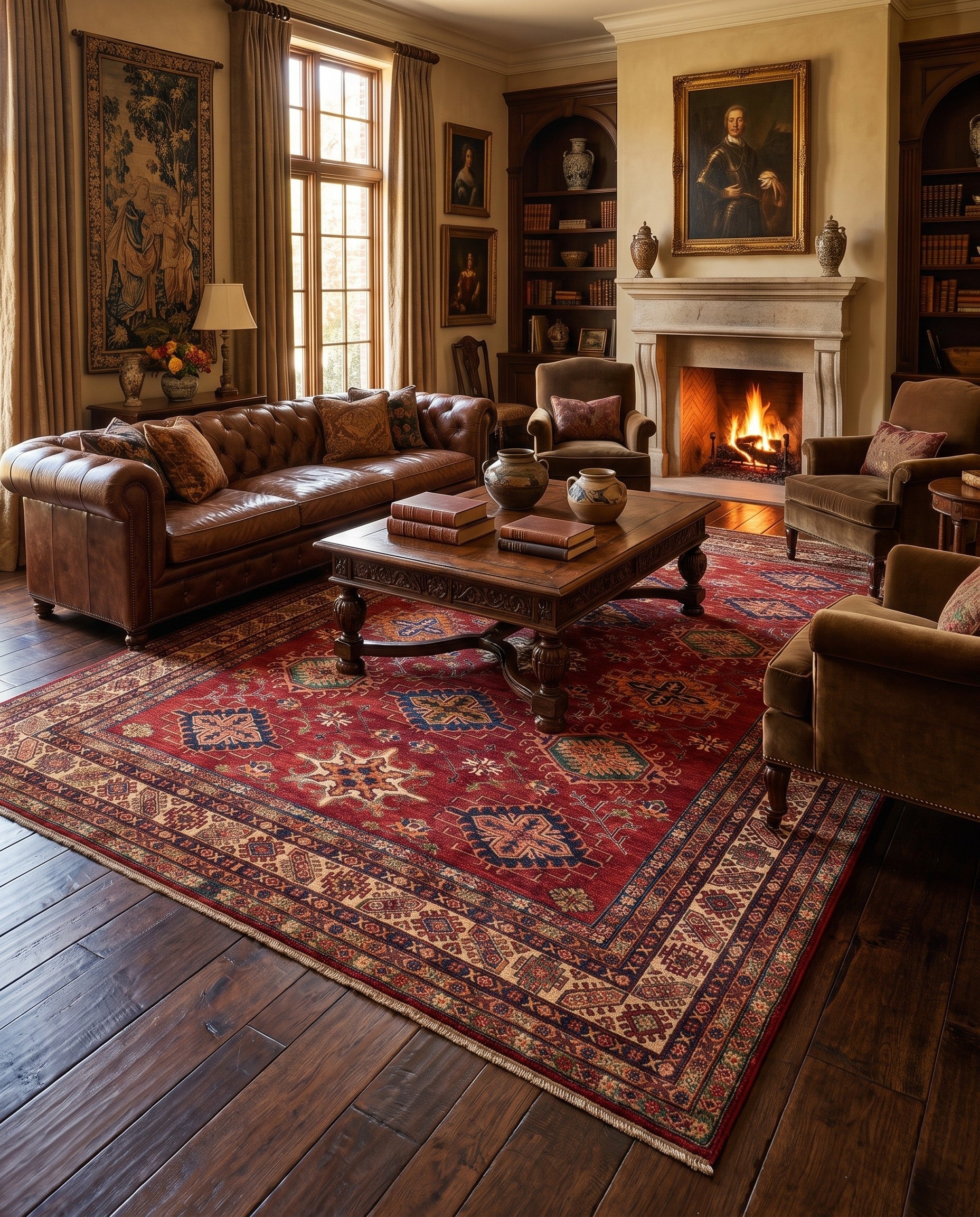 8' 2 x 9' 11 Hand Knotted Kazak Rug