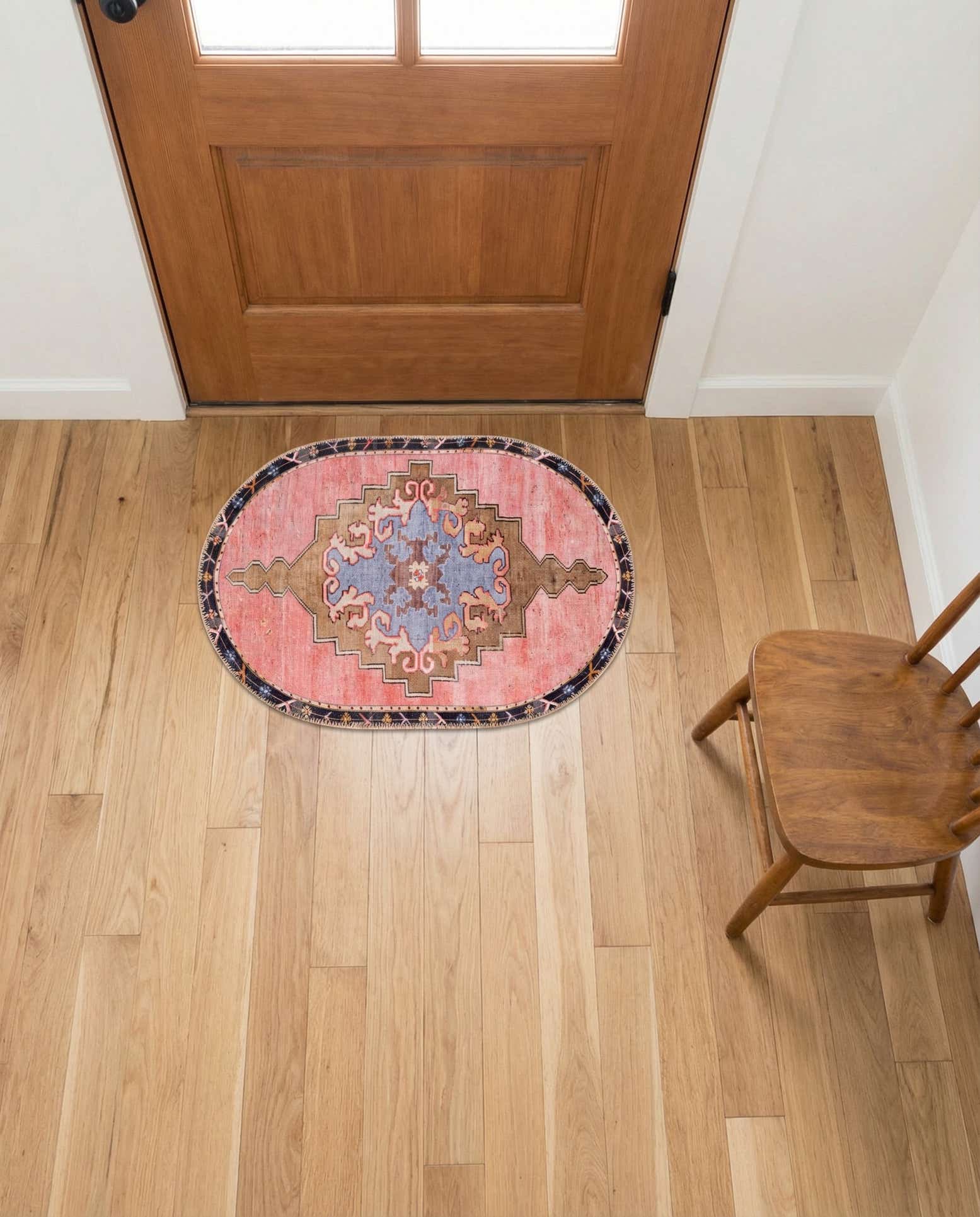 2' x 3' Washable Timeless Oval Rug