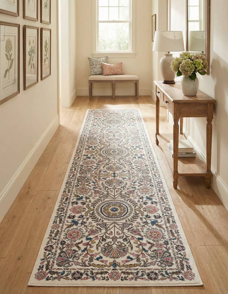 Detail image of 2' 7 x 10' Blossom Runner Rug