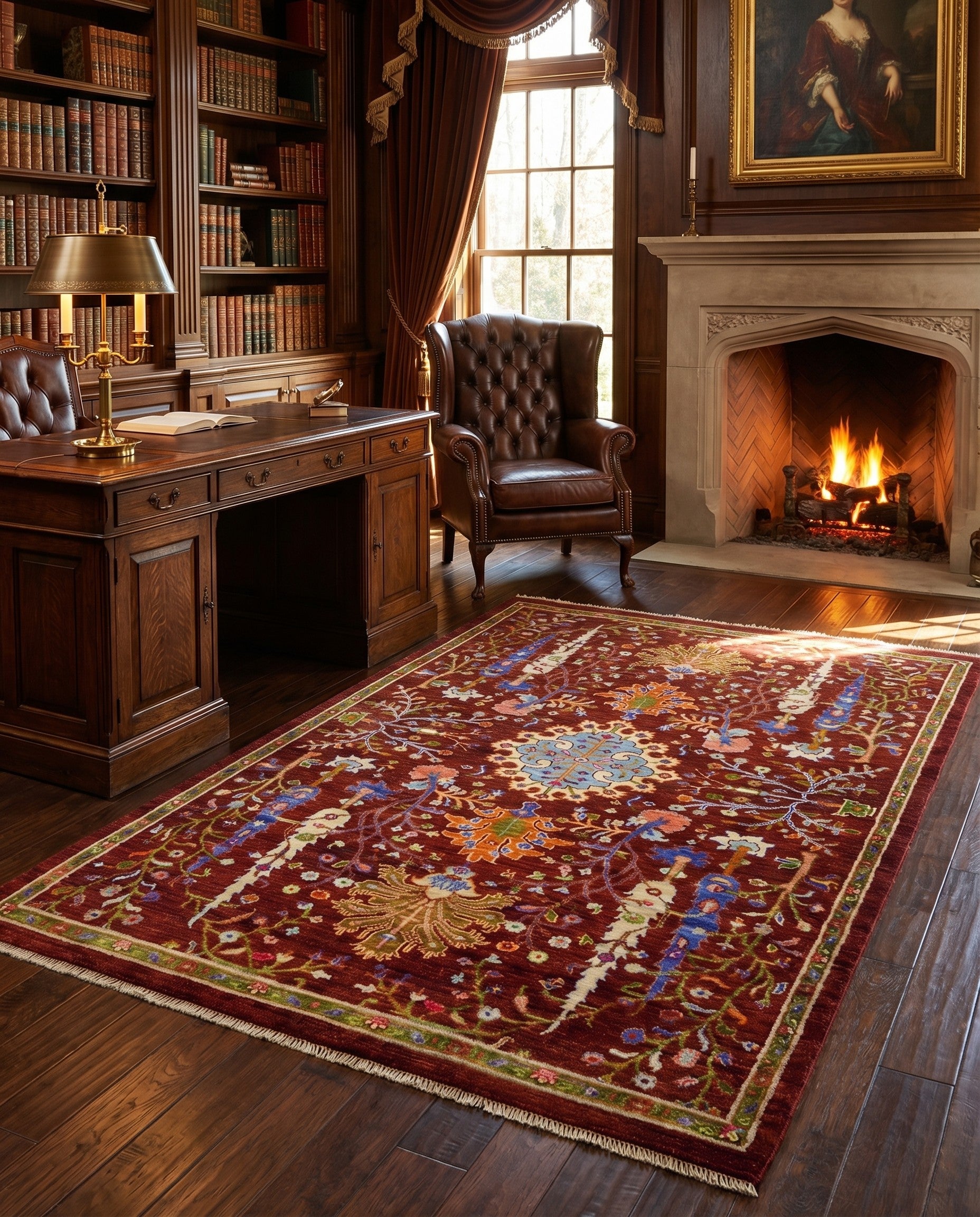 4' 1 x 6' 1 Hand Knotted Ariana Ziegler Rug