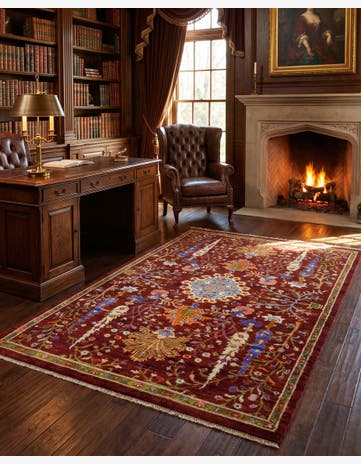 4' 1 x 6' 1 Hand Knotted Ariana Ziegler Rug
