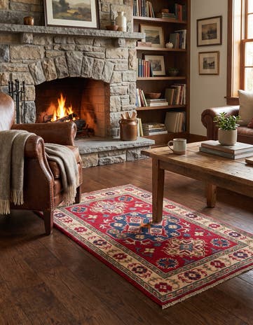 2' 8 x 4' 2 Hand Knotted Kazak Rug