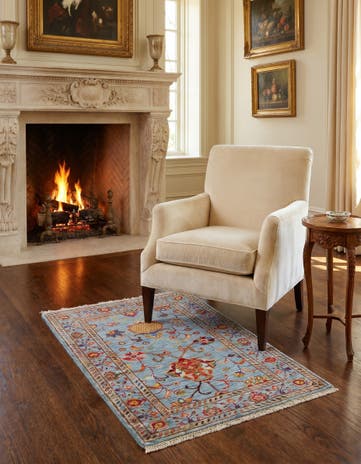 2' 10 x 4' 1 Hand Knotted Ariana Ziegler Rug