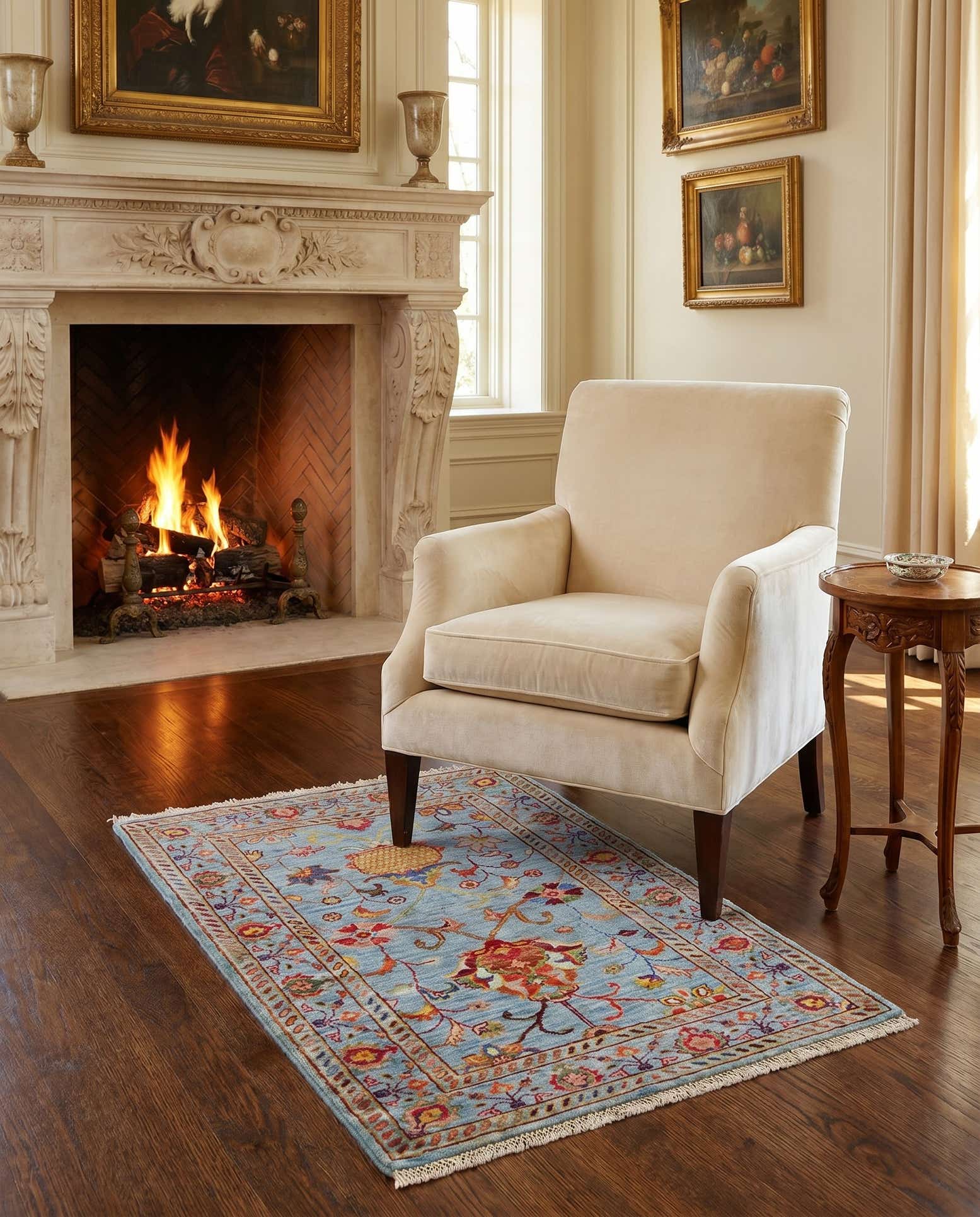 2' 10 x 4' 1 Hand Knotted Ariana Ziegler Rug