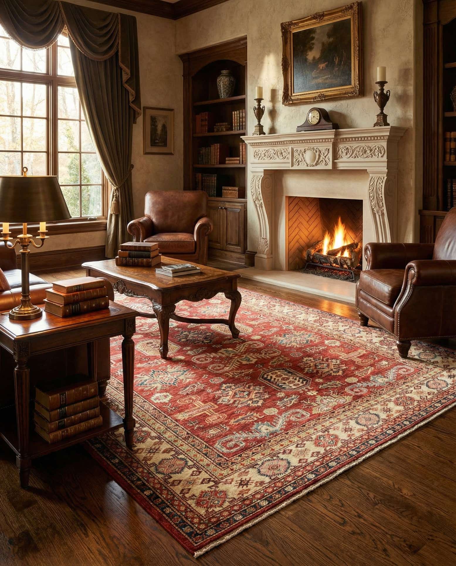 5' 8 x 7' 10 Hand Knotted Kazak Oriental Rug