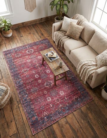 4' x 6' Washable Maahru Rug