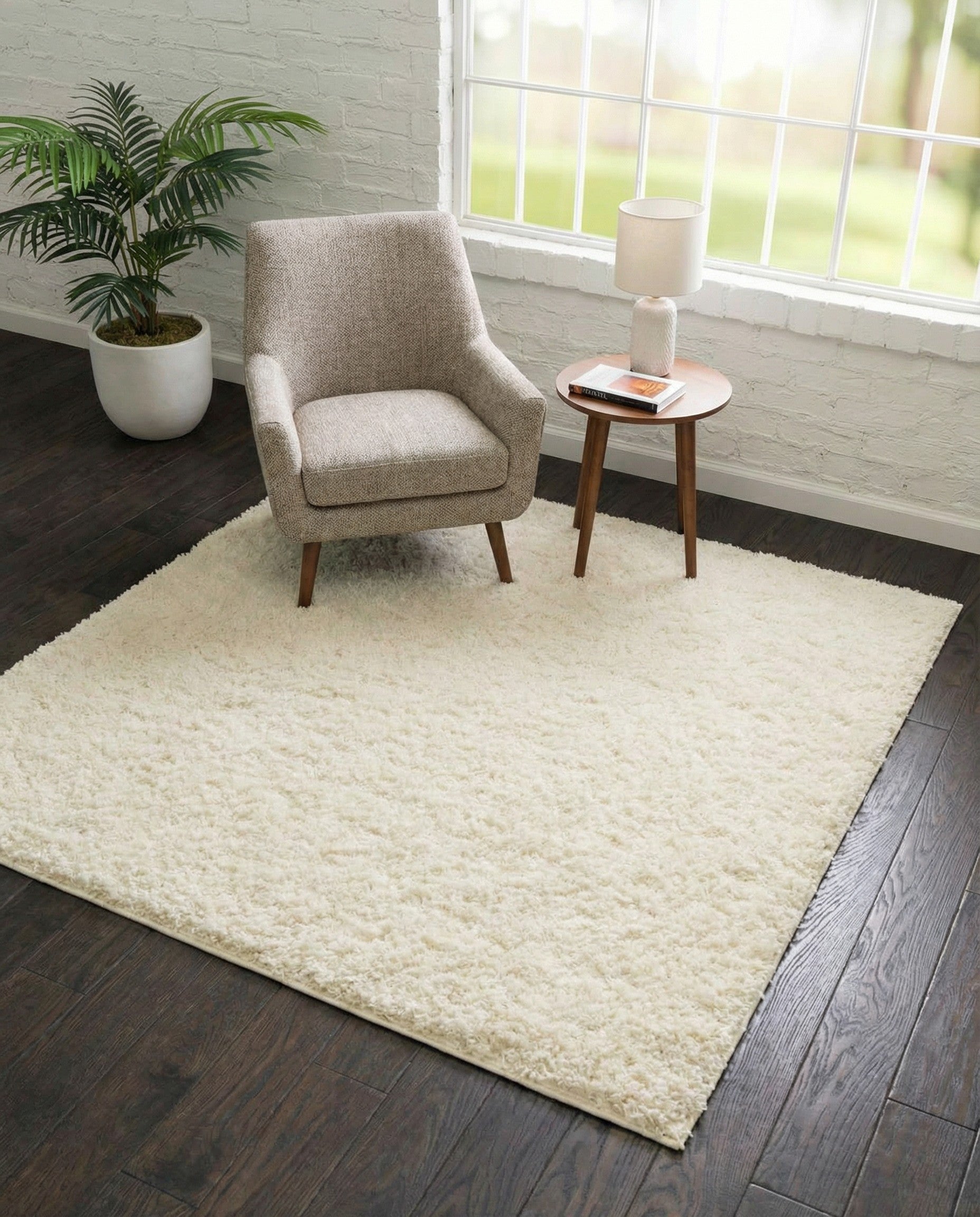 5' x 5' Everyday Shag Square Rug