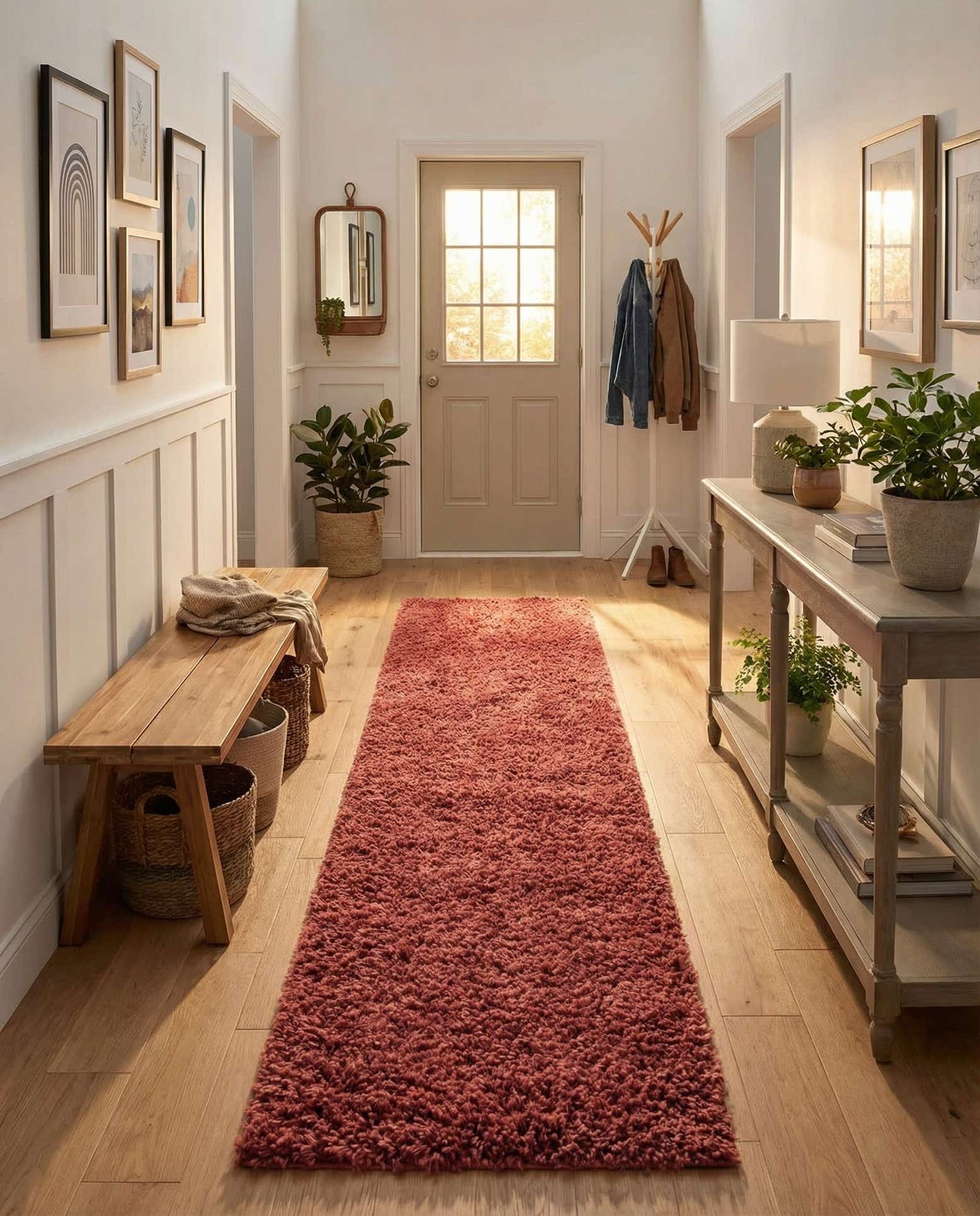 2' 7 x 10' Zermatt Shag Runner Rug