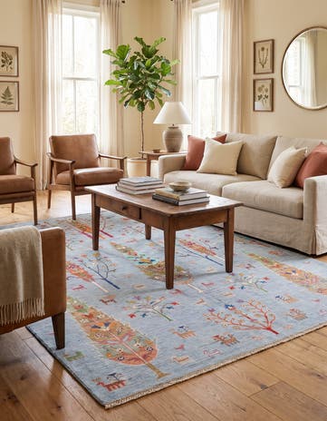 5' 11 x 7' 11 Hand Knotted Ariana Rug