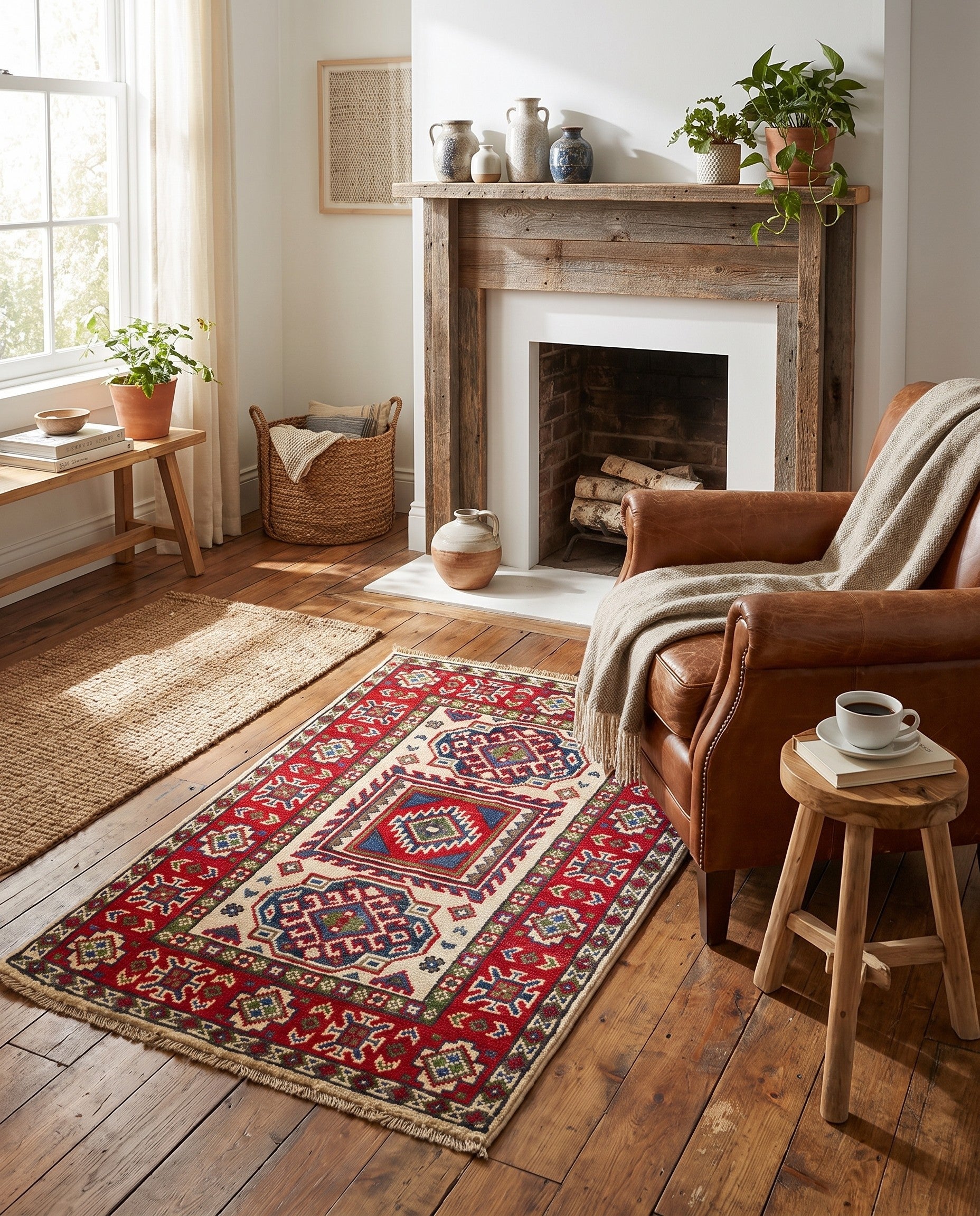 2' 1 x 3' 1 Hand Knotted Kazak Rug
