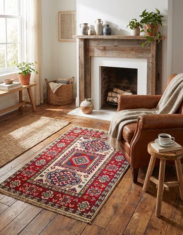 2' 1 x 3' 1 Hand Knotted Kazak Rug