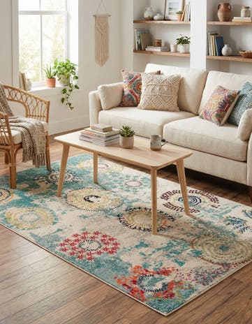 5' x 8' Washable Hyacinth Rug