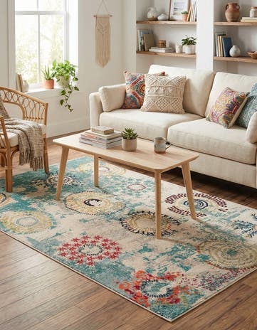 5' x 8' Washable Hyacinth Rug