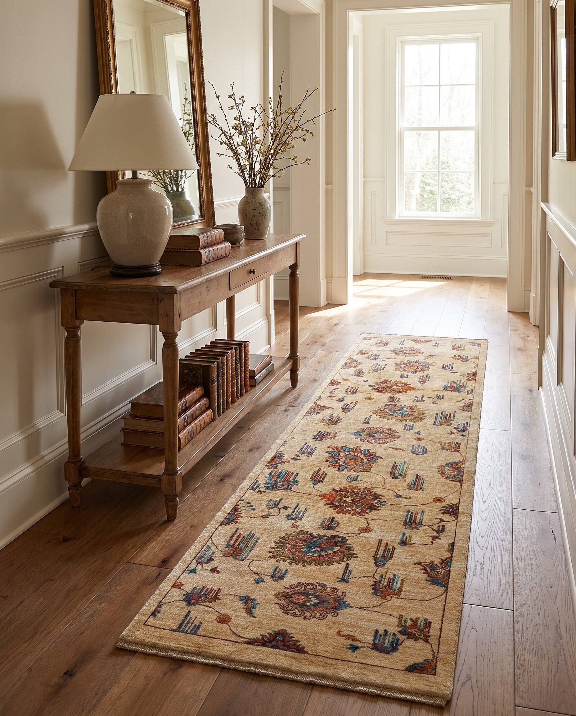 2' 8 x 10' 1 Hand Knotted Ariana Ziegler Runner Rug