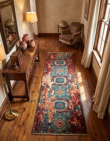 3' x 10' 1 Hand Knotted Mamluk Ziegler Runner Rug