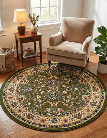 6' x 6' Yasmin Round Rug
