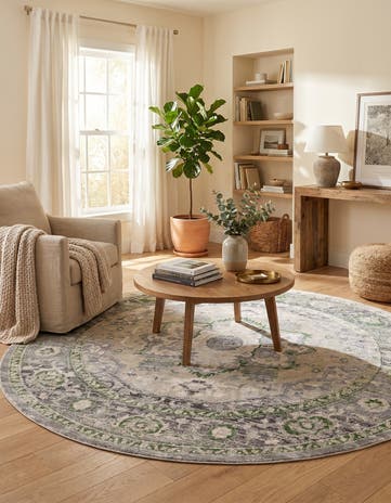 8' x 8' Madeline Vintage Round Rug