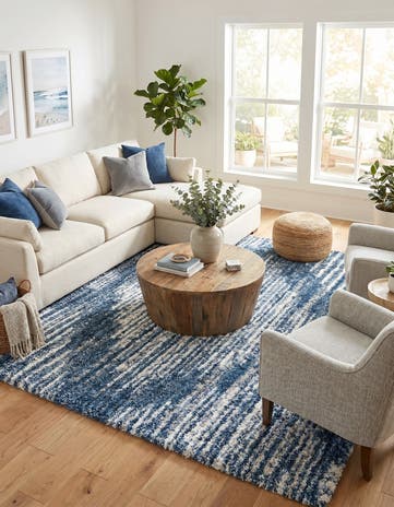 10' x 10' Serenity Shag Square Rug