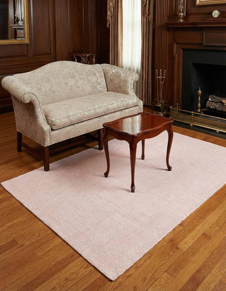 Detail image of 4' 1 x 6' 1 Hand Woven Jill Zarin English Manor Farmhouse Wool Rug
