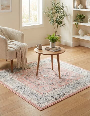 Rose Aurelia Square Rug