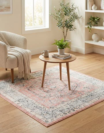 Rose Aurelia Square Rug