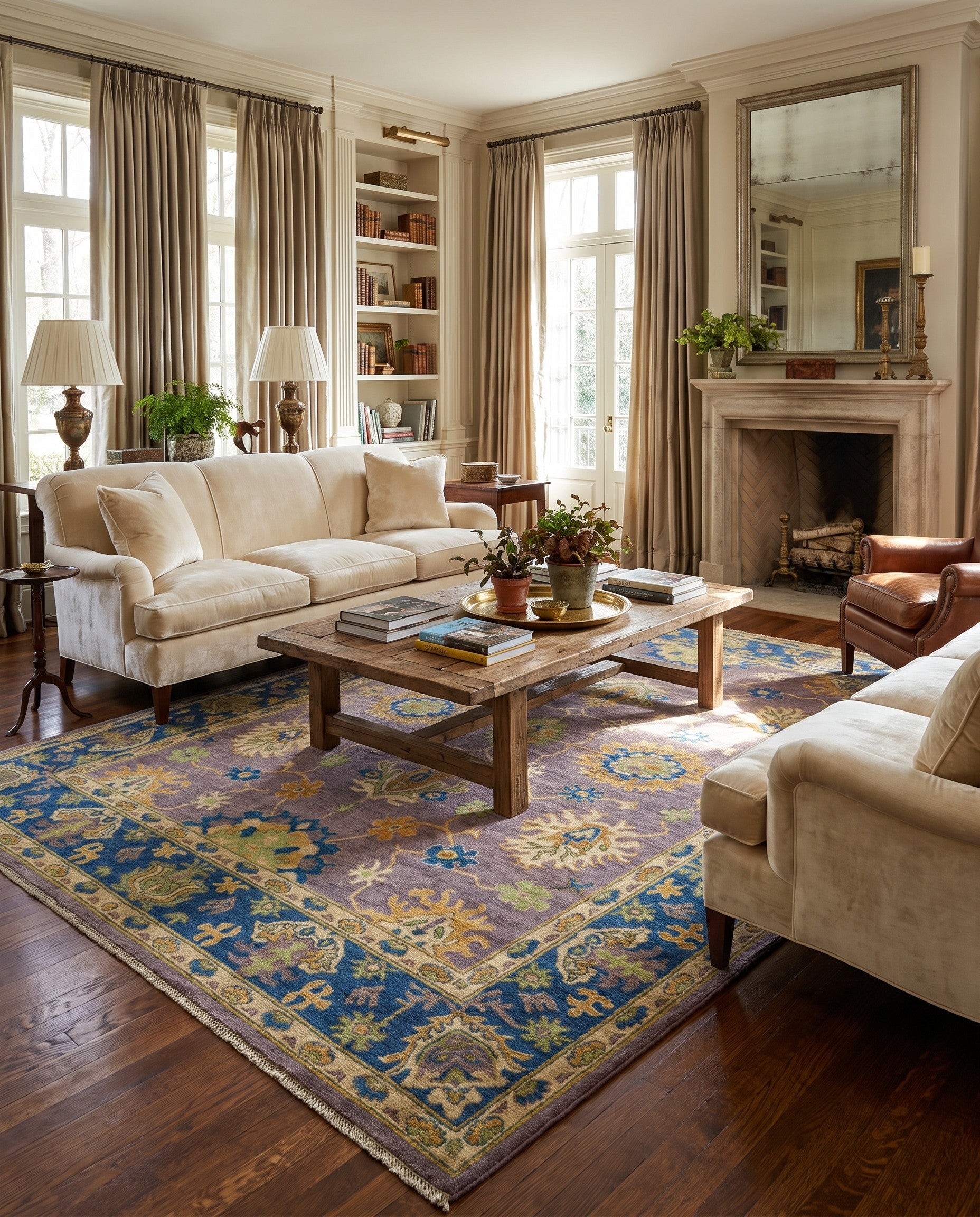 8' x 9' 10 Hand Knotted Kazak Rug