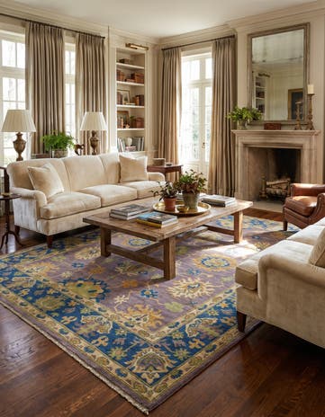 8' x 9' 10 Hand Knotted Kazak Rug