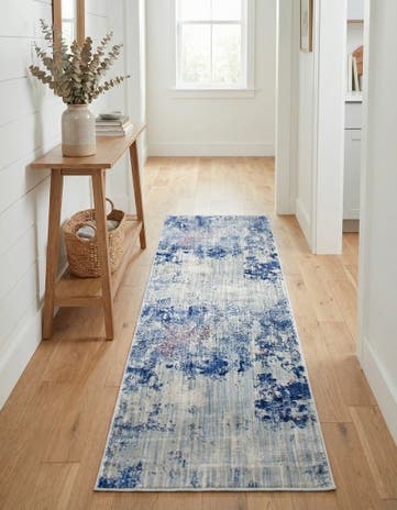 Blue Solaris Runner Rug
