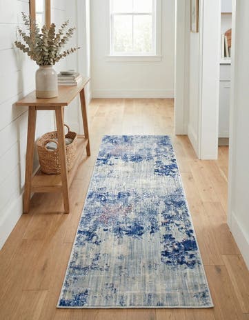 Blue Solaris Runner Rug