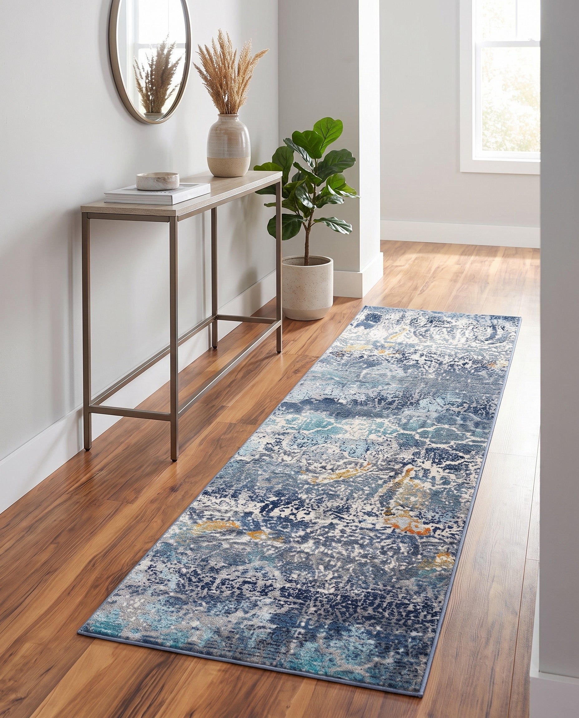 Blue Malibu Runner Rug