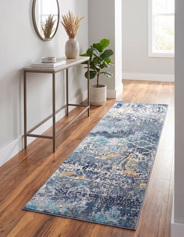 Blue Malibu Runner Rug