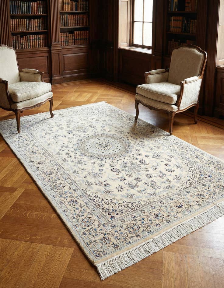 Detail image of 4' 2 x 6' 5 Nain Rug