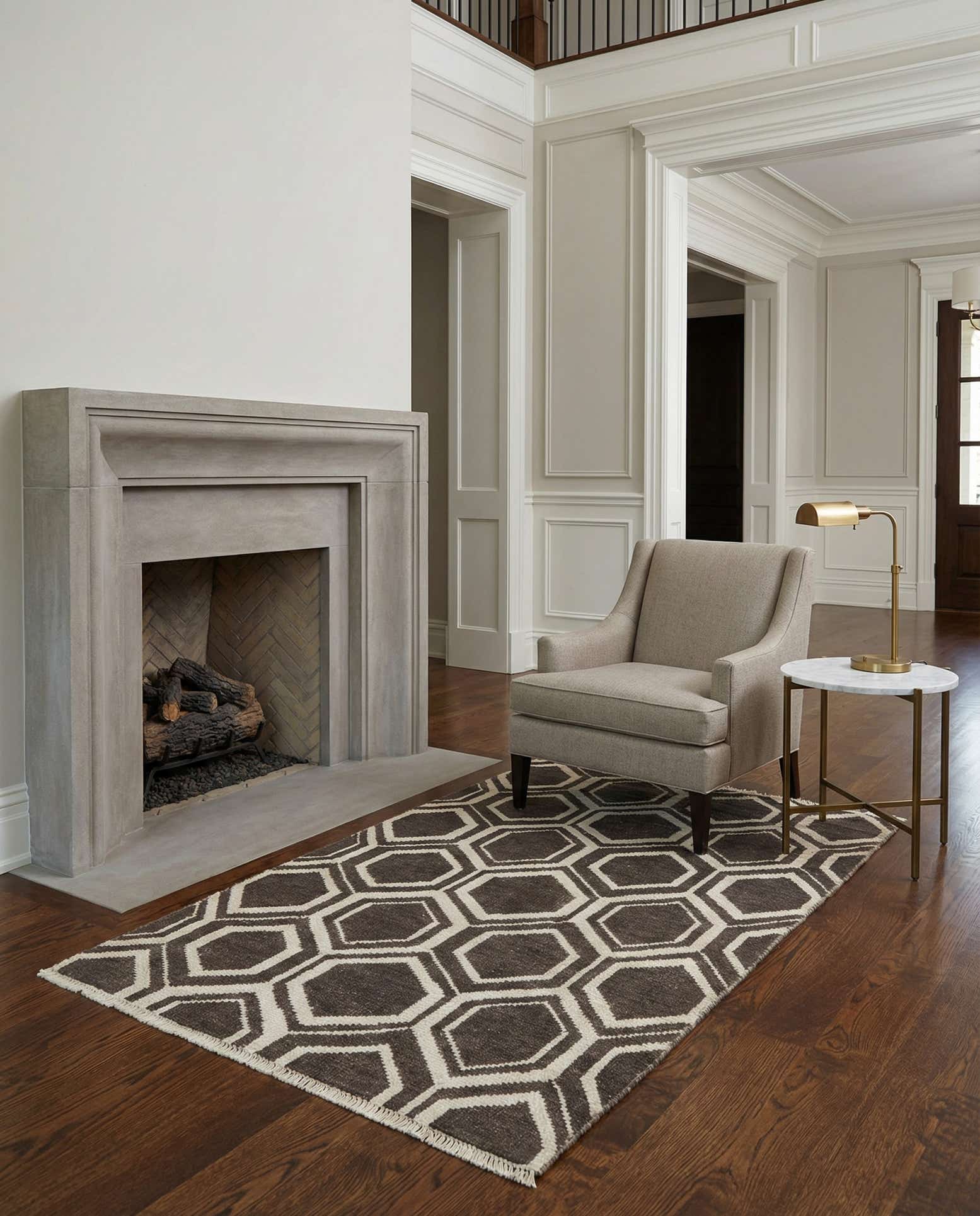 3' 6 x 6' Hand Knotted Darya Rug
